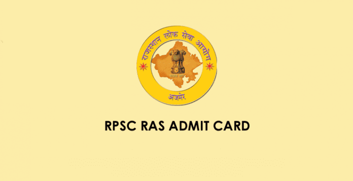 RAS Admit Card 2021