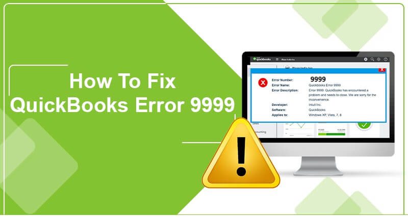 QuickBooks Banking Error 9999