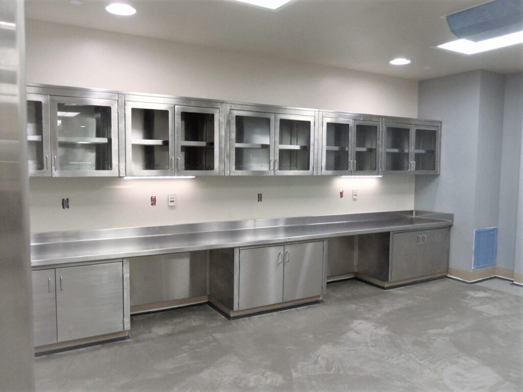 stainless steel casework