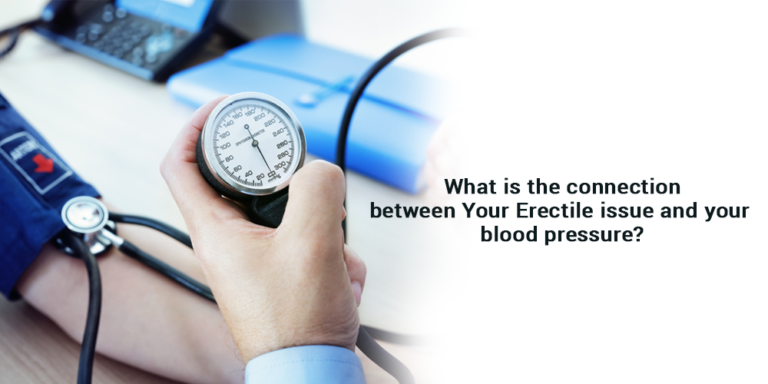 What are connection between your erectile issue and your blood pressure?