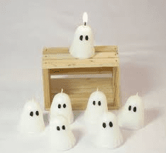 Mini Ghost Candles
