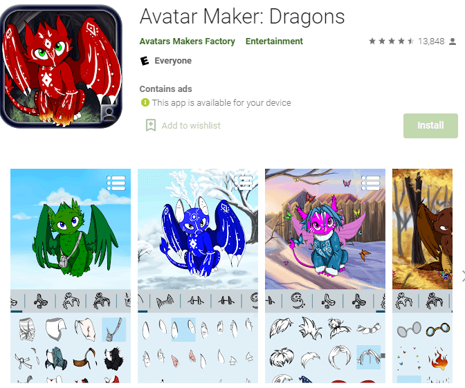 Avatar Maker-Dragons