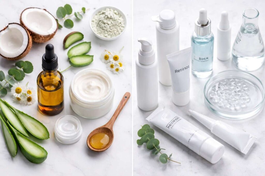 Natural vs Active Skincare